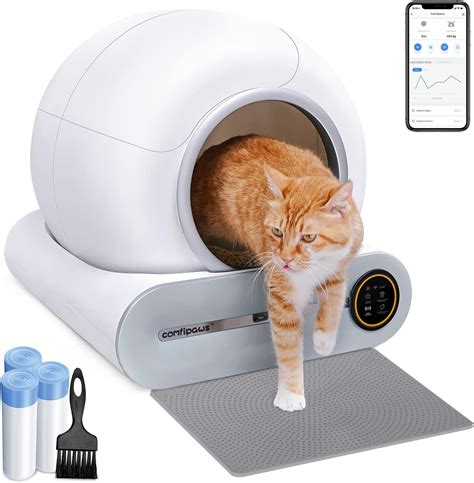 electric cat box litter remover|self cleaning litter box for multiple cats.